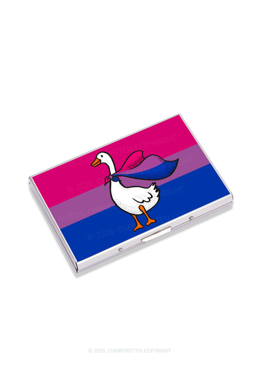 Bisexual Goose Pride Y2K Mirror Cigarette Case Cherrykitten