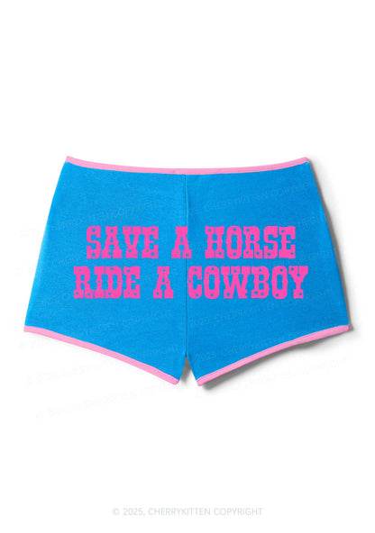 Save A Horse Y2K Booty Shorts Cherrykitten