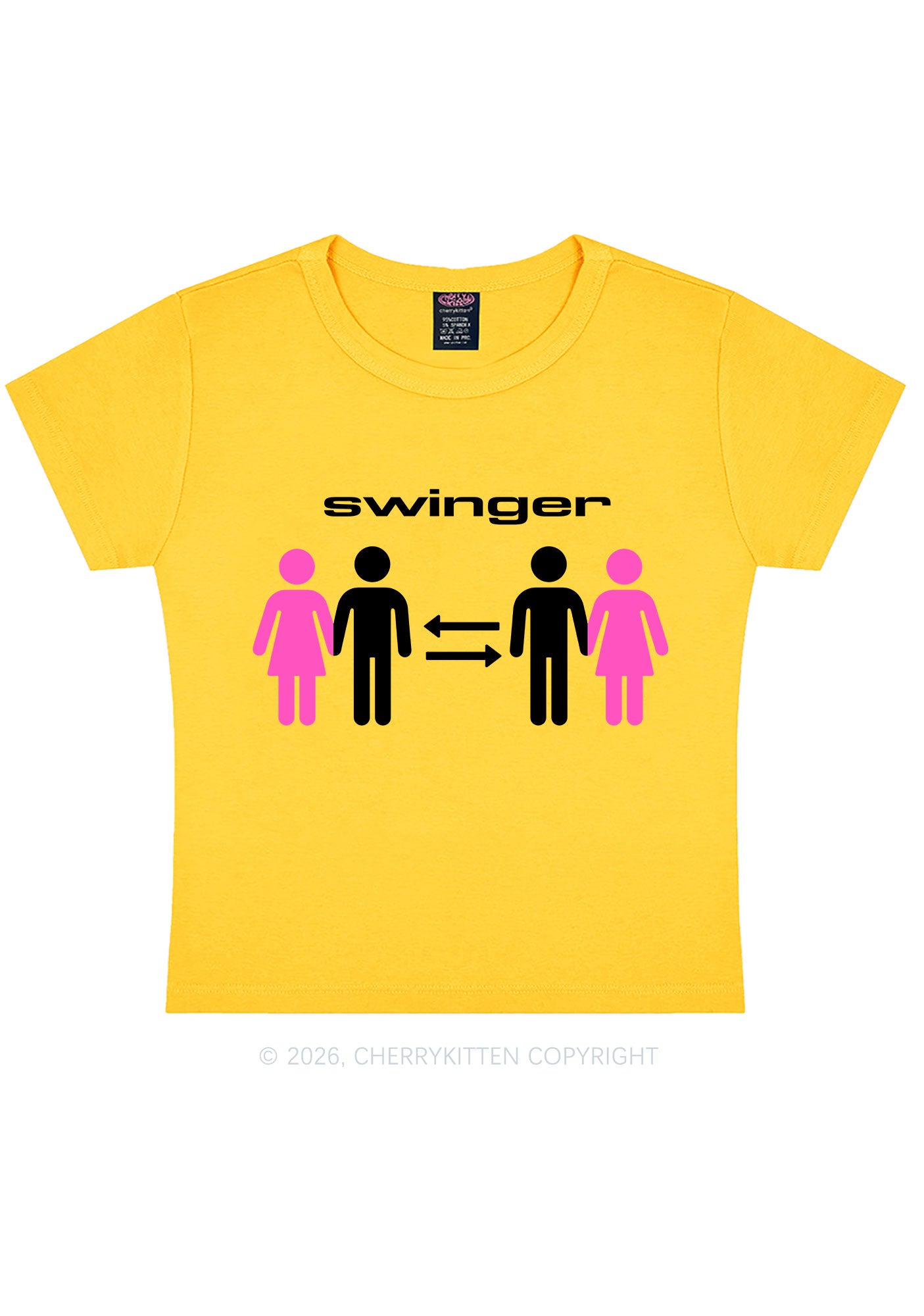 Swinger Partners Y2K Baby Tee Cherrykitten