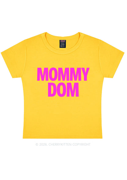 Mommy Dom Y2K Baby Tee Cherrykitten