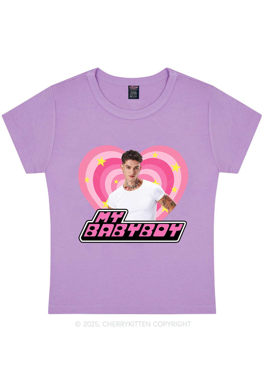 Custom Love My Babyboy Y2K Baby Tee Cherrykitten