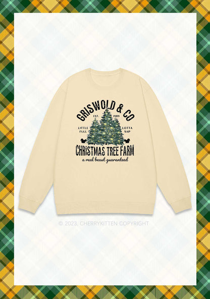 Christmas Tree Farm Y2K Sweatshirt Cherrykitten