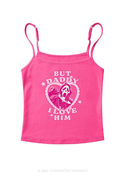 Halloween Daddy Love Horror Y2K Spaghetti Strap Cami Cherrykitten