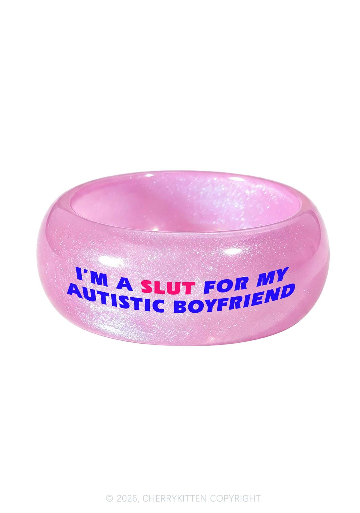 Slxt For My Autistic BF Y2K Cuff Bangle Cherrykitten