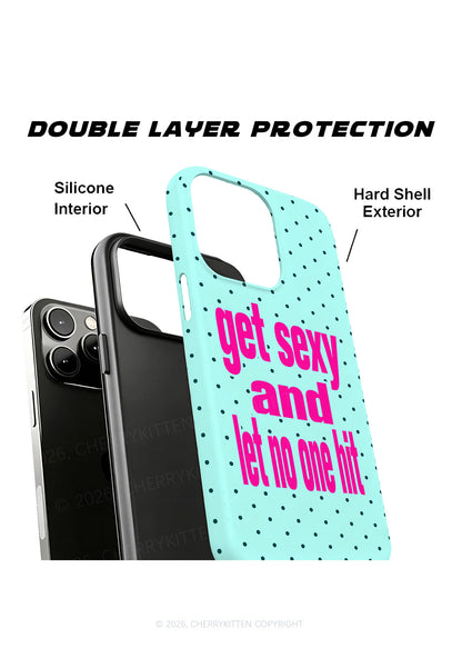 Get Sxy And Let No One Hit Y2K Phone Case Cherrykitten