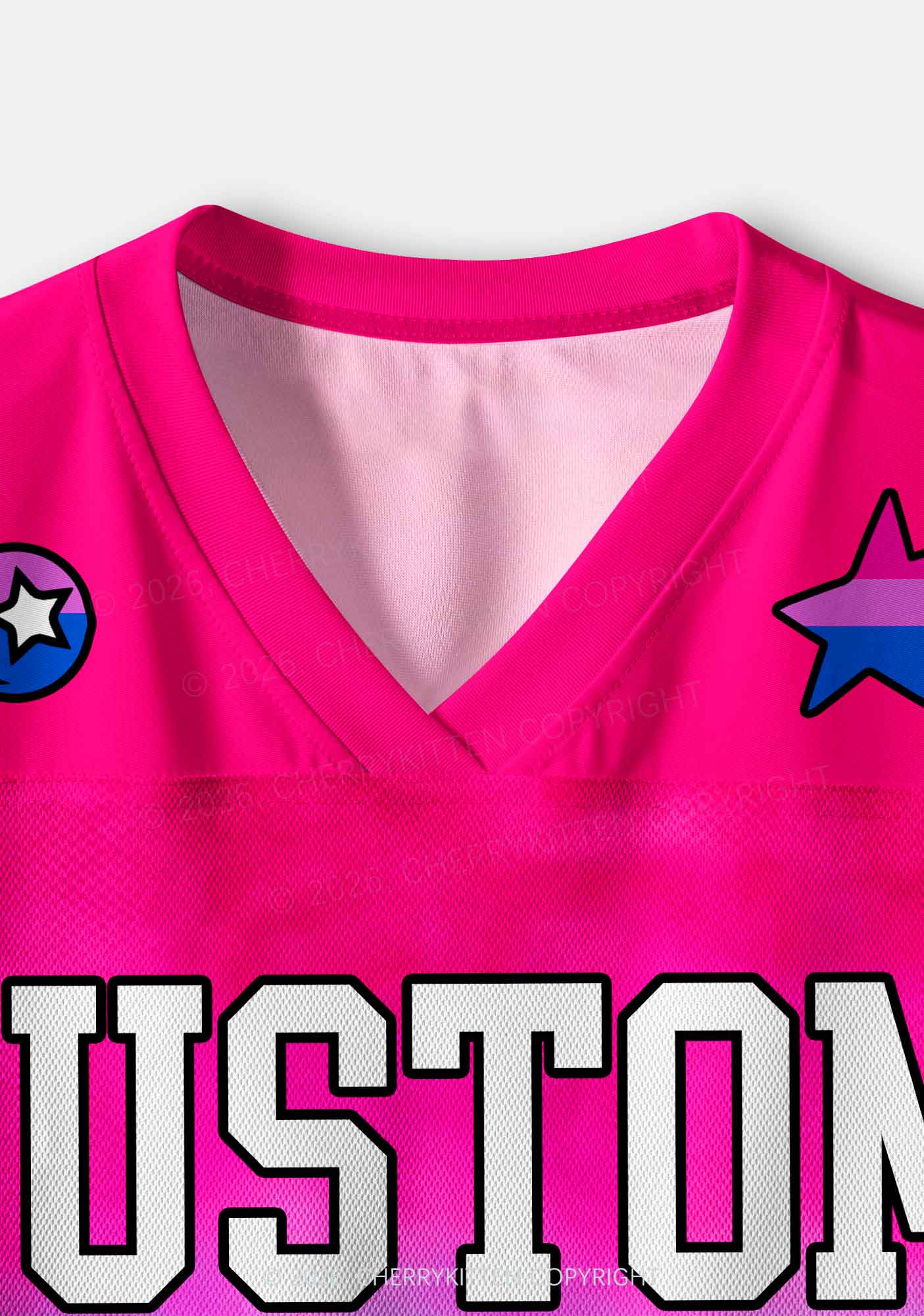 Custom Bisexual Flag Colors Pride Y2K Crop Sport Jersey Shirts Cherrykitten