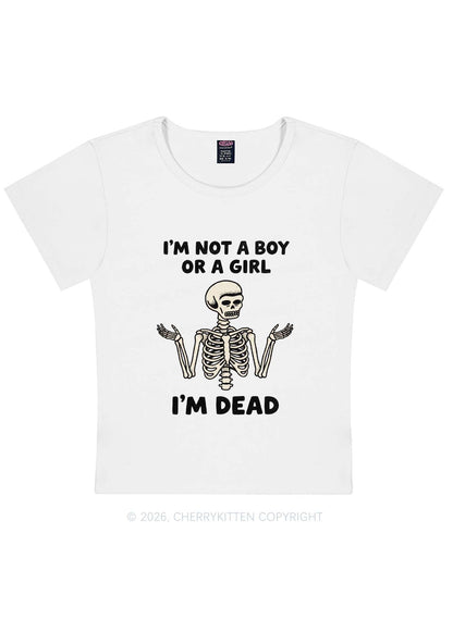 Im Not A Boy Or A Girl Pride Y2K Baby Tee Cherrykitten
