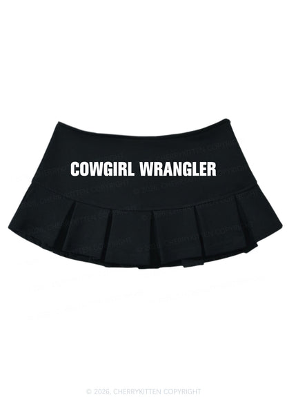 Cowgirl Wrangler Pride Y2K Mini Pleated Skirts Cherrykitten