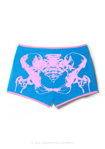 Pelvic Anatomy Y2K Booty Shorts Cherrykitten