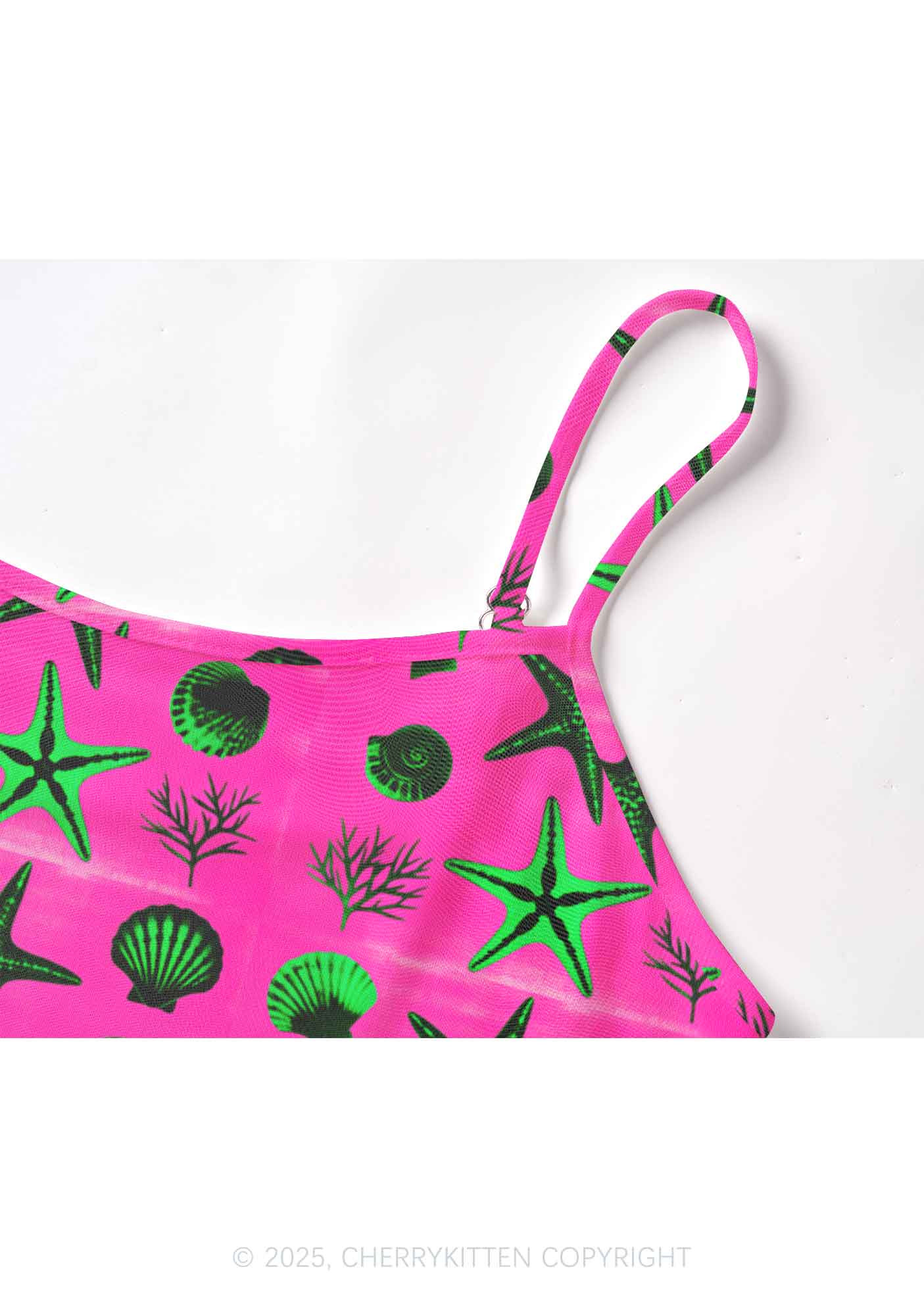 Sea Animals Y2K Mesh Cami Tank Cherrykitten