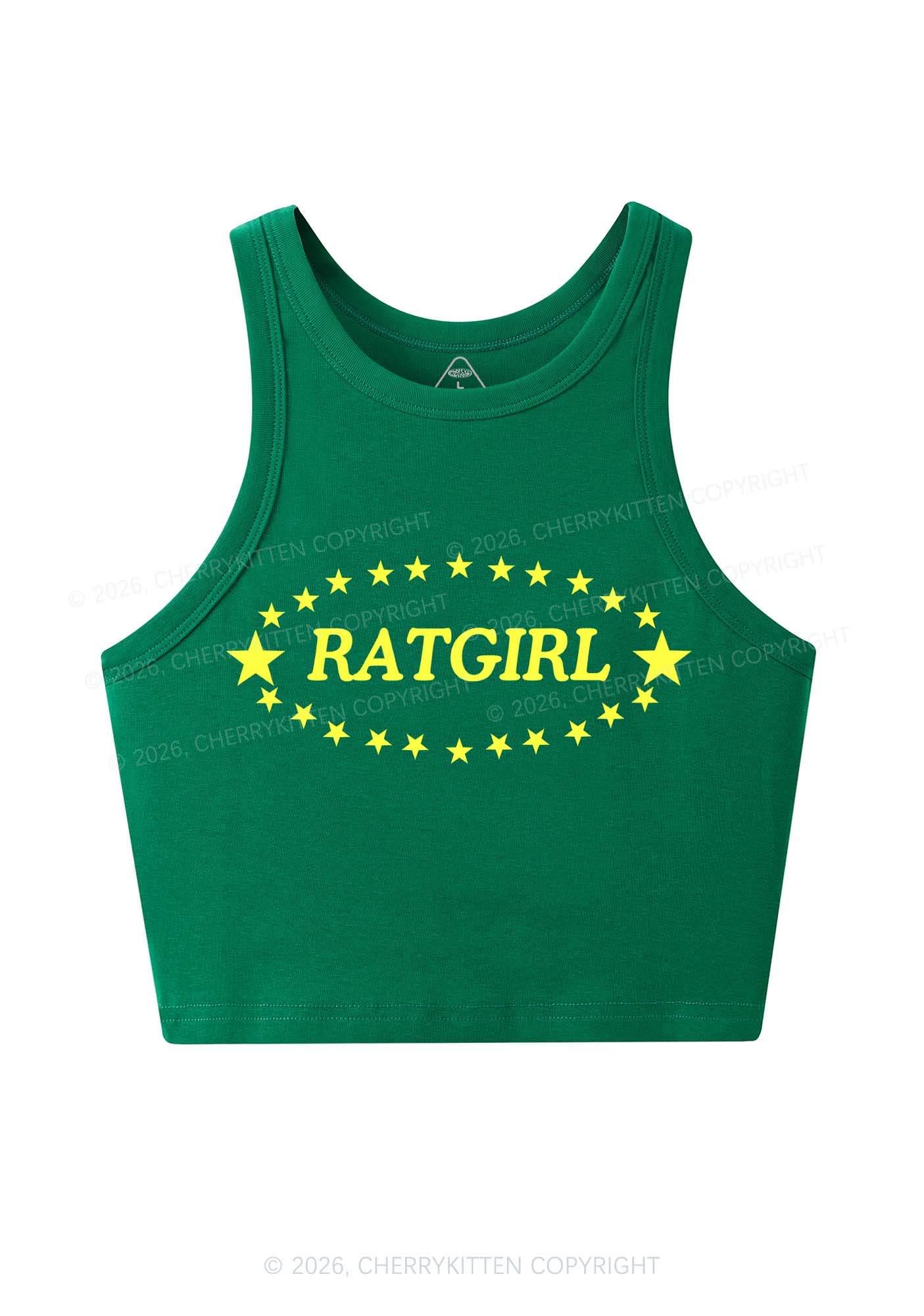 Ratgirl Star Y2K Crop Tank Top Cherrykitten