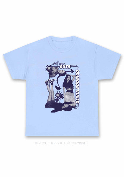 Spill Your Guts Y2K Chunky Shirt Cherrykitten