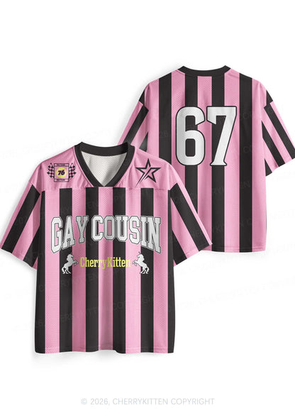 Gay Cousin Pride Y2K Sport Jersey Shirts Cherrykitten