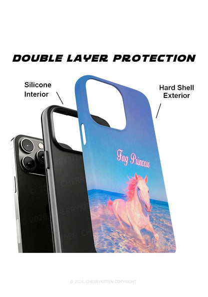 Blue Fag Princess Horse Pride Y2K Phone Case Cherrykitten