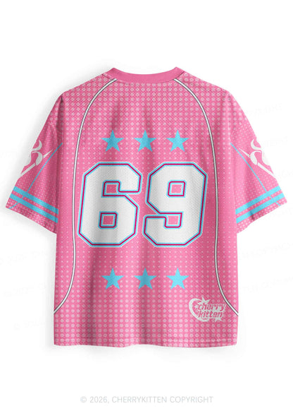 Sapphic Tendencies Pride Y2K Sport Jersey Shirts Cherrykitten