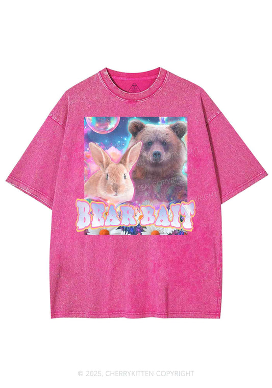 Bear Bait Pride Y2K Shirts Washed Tee Cherrykitten