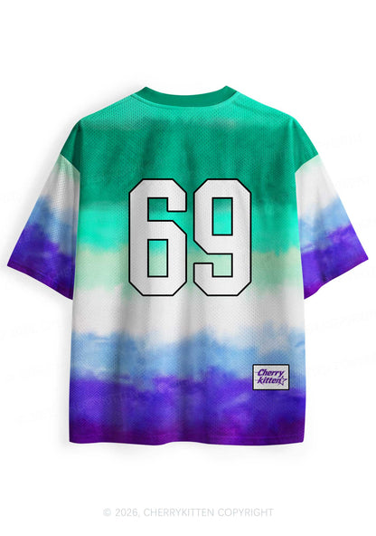 Custom Gay Flag Colors Pride Y2K Sport Jersey Shirts Cherrykitten
