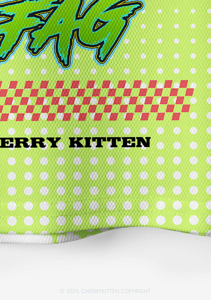 Custom Green Gods Favorite Fag Pride Y2K Crop Sport Jersey Shirts Cherrykitten