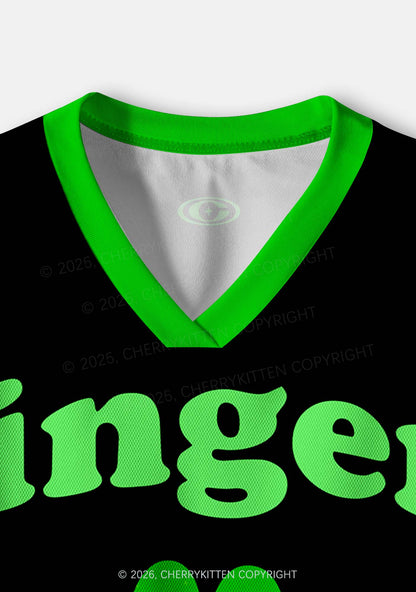 Custom Gingers Fxxk Better St Patricks Y2K Crop Sport Jersey Shirts Cherrykitten