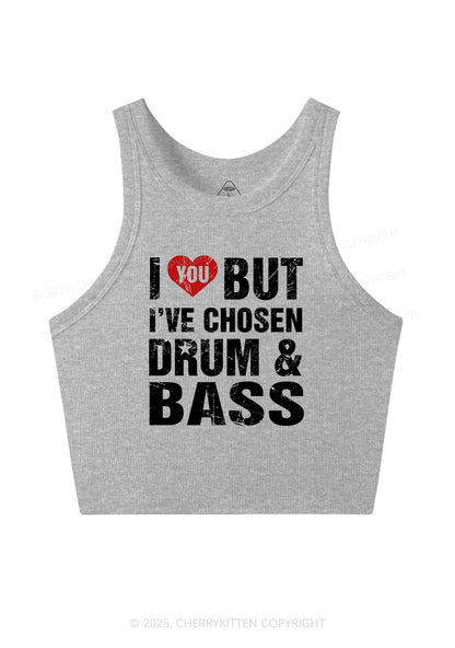 Chosen Drum And Bass Y2K Crop Tank Top Cherrykitten
