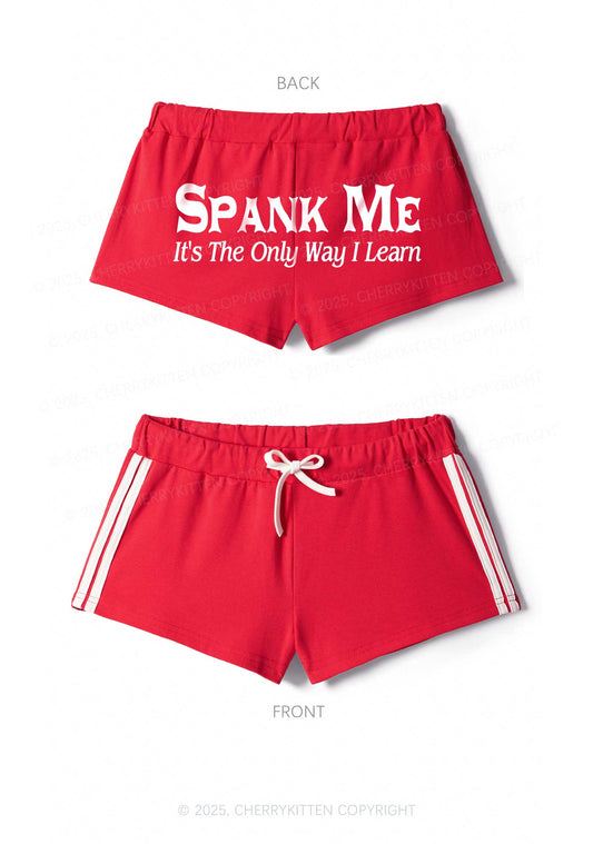 Spank Me Y2K Drawstring Mini Shorts Cherrykitten