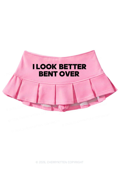 Look Better Bent Over Y2K Mini Pleated Skirts Cherrykitten
