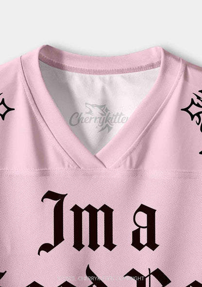 Custom I Am A Good Boy Y2K Crop Sport Jersey Shirts Cherrykitten