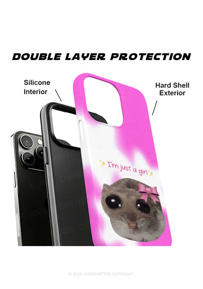 Im Just A Girl Y2K Phone Case Cherrykitten