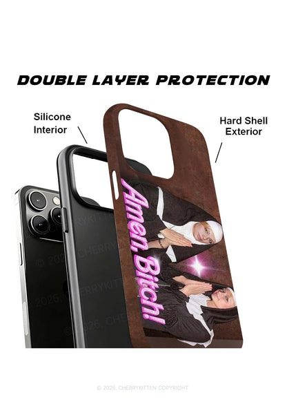 Amen Bxxch Y2K Phone Case Cherrykitten