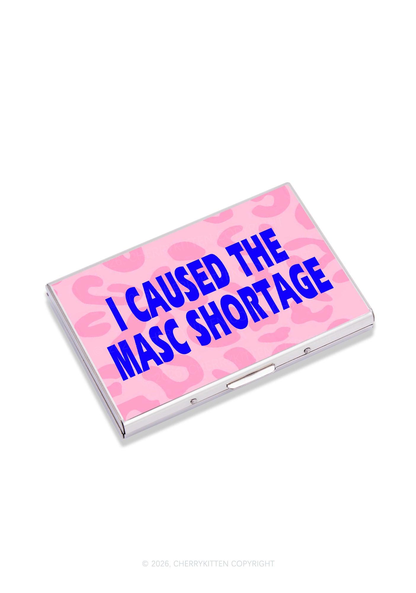 I Caused Masc Shortage Pride Y2K Mirror Cigarette Case Cherrykitten