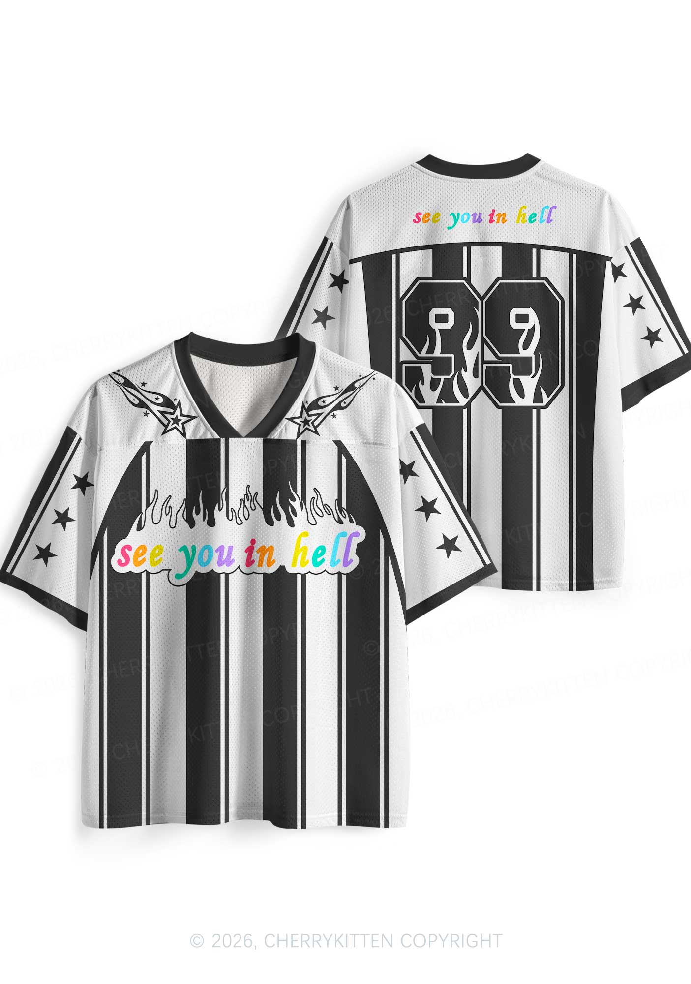 See You In Hell Pride Y2K Sport Jersey Shirts Cherrykitten