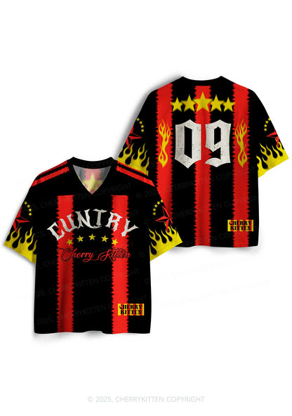 Custom Black Cuntry Y2K Sport Jersey Shirts Cherrykitten