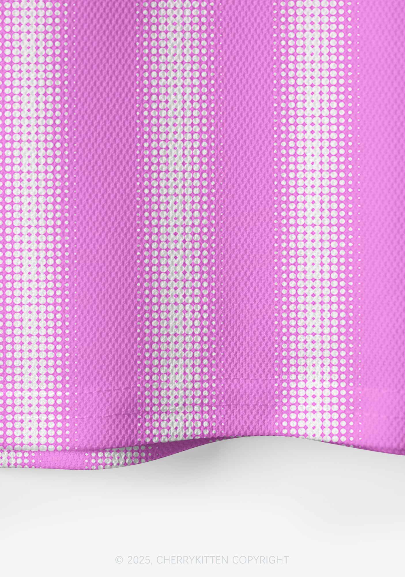 Custom Magenta Pink Cxxt Y2K Crop Sport Jersey Shirts Cherrykitten