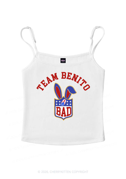 Pink Football Bunny Y2K Spaghetti Strap Cami Cherrykitten