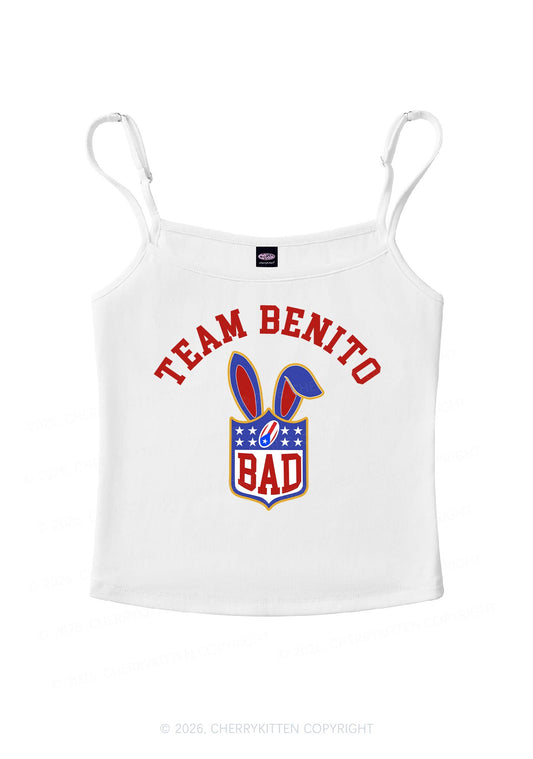 Pink Football Bunny Y2K Spaghetti Strap Cami Cherrykitten