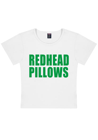 Redhead Pillows St Patricks Y2K Baby Tee Cherrykitten
