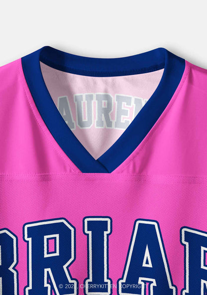 Pink Hockey Team DL Y2K Crop Sport Jersey Shirts Cherrykitten