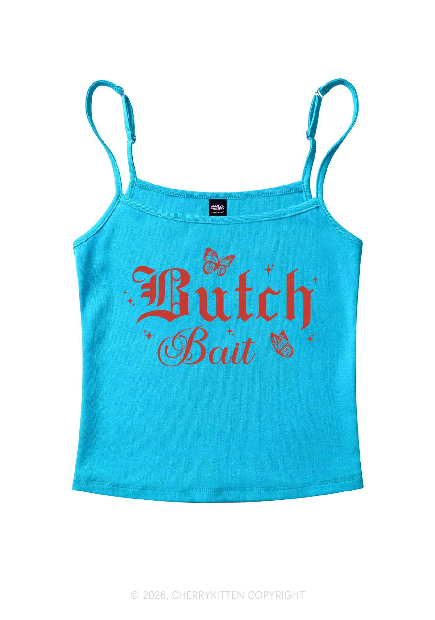 Butch Bait Pride Y2K Spaghetti Strap Cami Cherrykitten