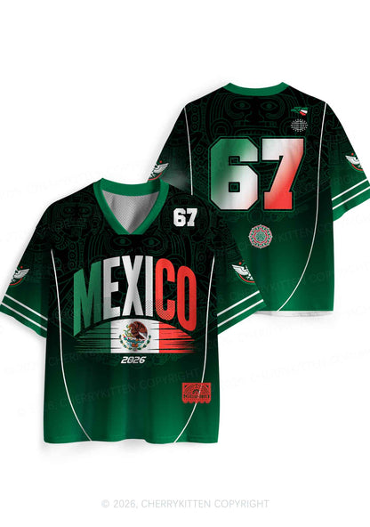 Custom Mexican Heritage Tribal Y2K Sport Jersey Shirts Cherrykitten