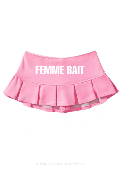 Femme Bait Pride Y2K Mini Pleated Skirts Cherrykitten