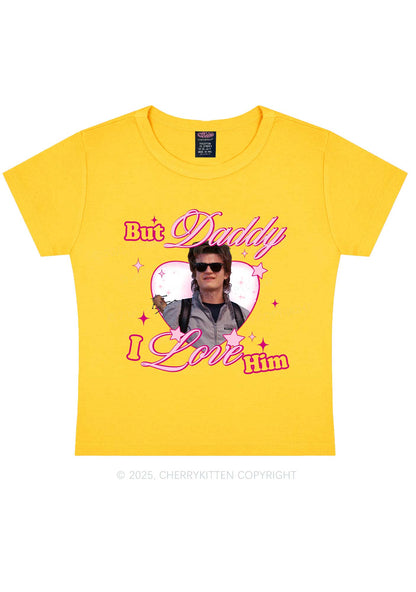 Daddy I Love Him Y2K Baby Tee Cherrykitten