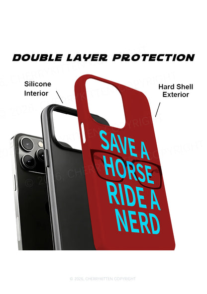Save Horse Ride Nerd Y2K Phone Case Cherrykitten
