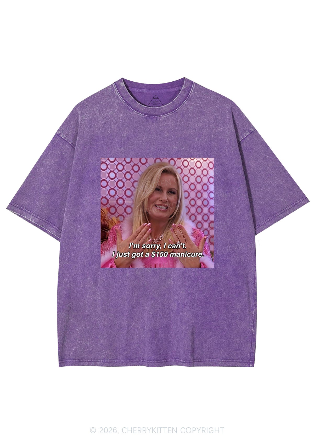 I Just Got Manicure Y2K Shirts Washed Tee Cherrykitten