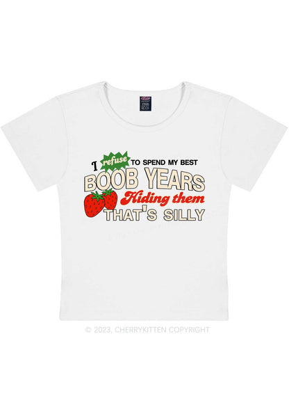 My Best Bxxb Years Y2K Baby Tee Cherrykitten