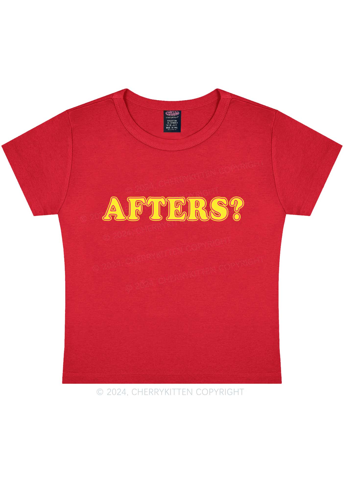 Afters Y2K Baby Tee Cherrykitten