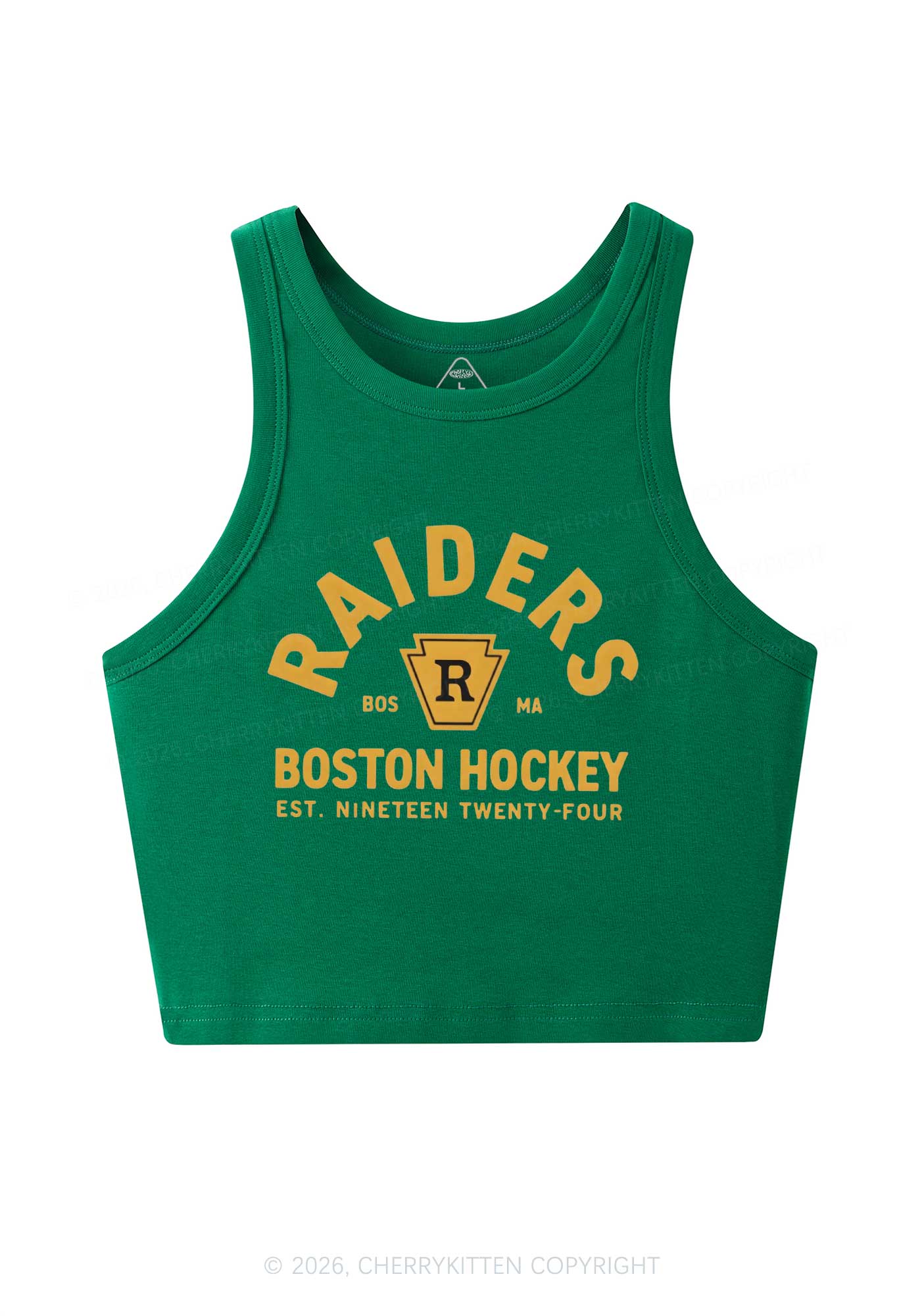 Boston Hockey HR Y2K Crop Tank Top Cherrykitten