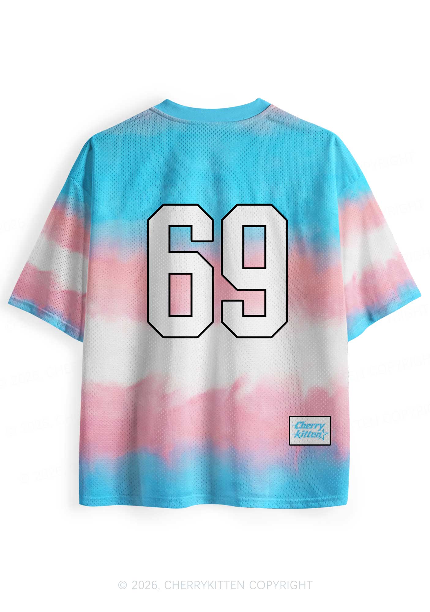 Custom Transgender Flag Pride Y2K Sport Jersey Shirts Cherrykitten