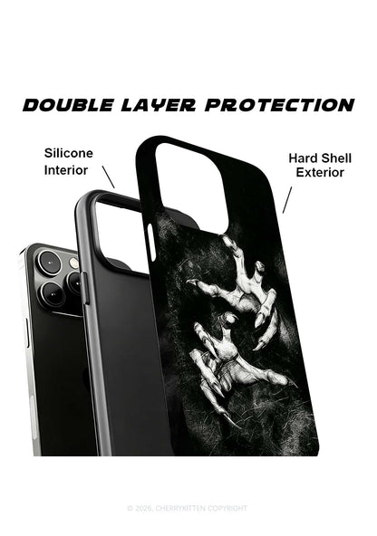 Halloween Black Demon Claws Y2K Phone Case Cherrykitten