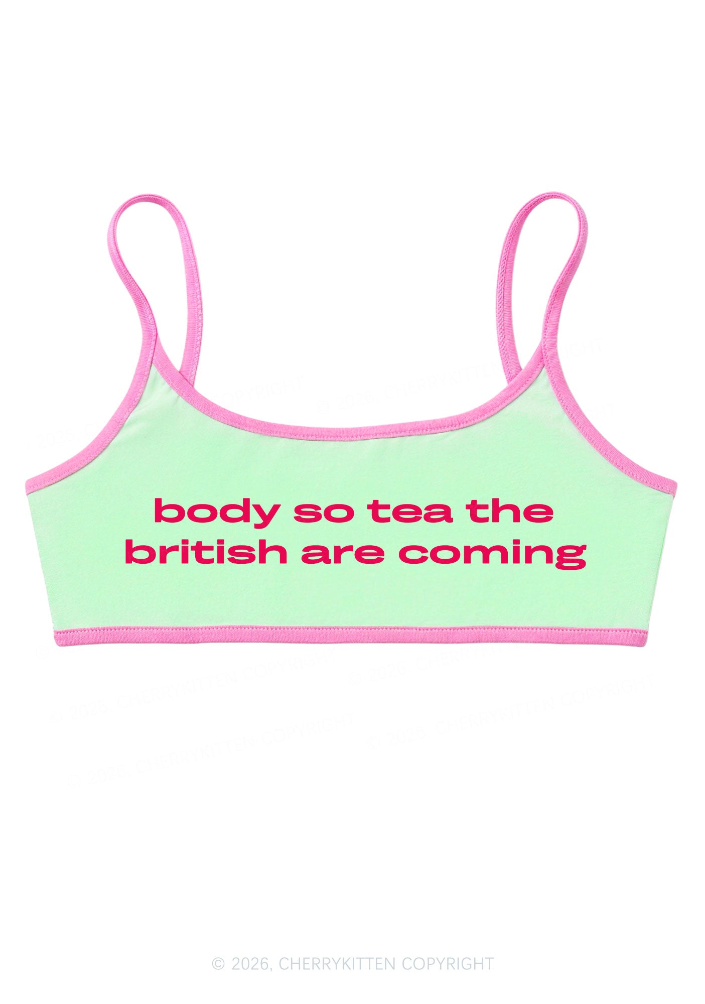 Body So Tea Y2K Super Crop Cami Cherrykitten