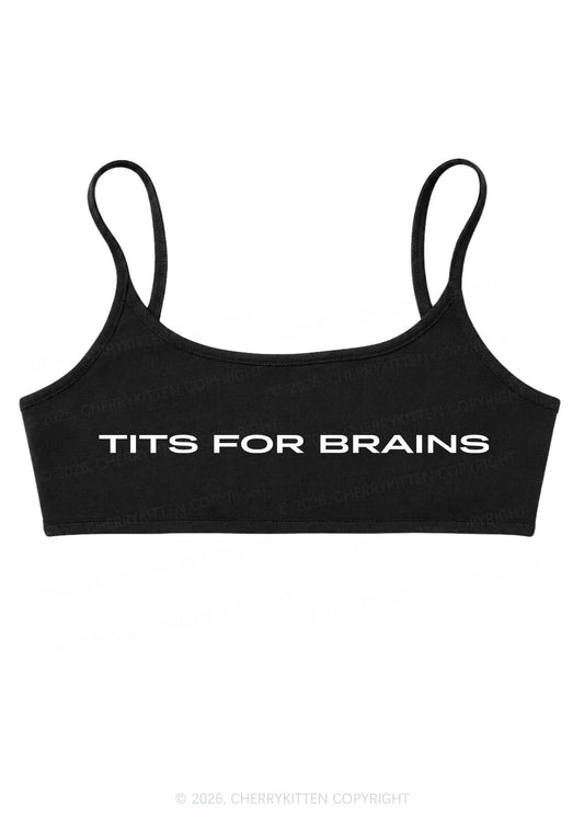 Txts For Brains Y2K Super Crop Cami Cherrykitten